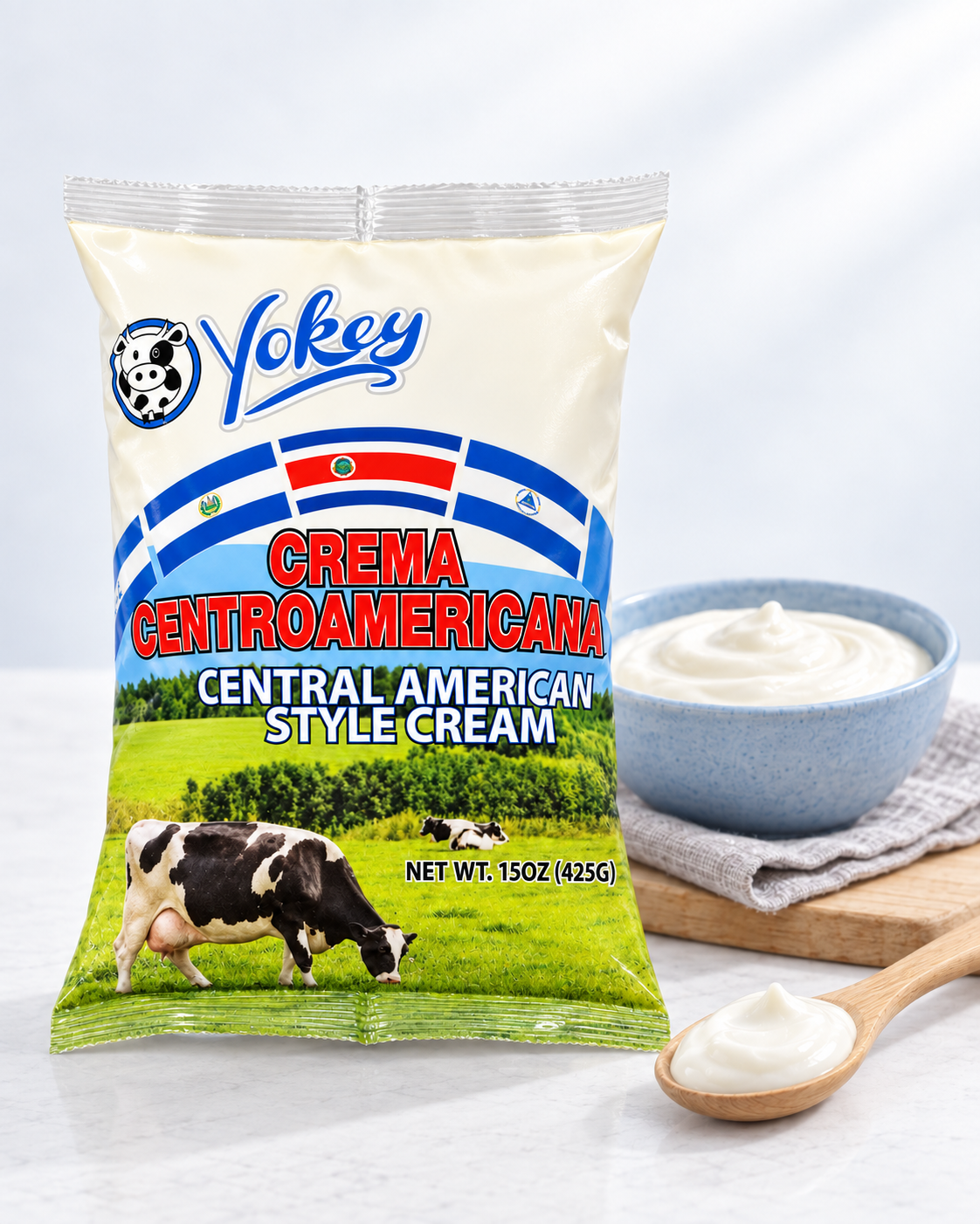 Bolsa de Crema Centroamericana Yokey, presentación de 15 onzas